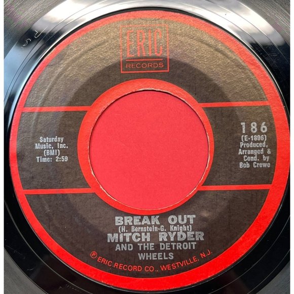 Mitch Ryder Devil with a Blue Dress On / Break Out 45 Rock Eric 186 - Picture 2 of 4